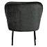 VOGUE FAUTEUIL FLUWEEL ZWART