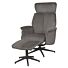  Fauteuil Verdal Taupe Micro Suede