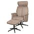  Fauteuil Verdal Taupe Micro Suede