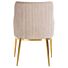 Eetkamerstoel Breeze Khaki Velvet Brushed Gold
