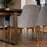 Eetkamerstoel Breeze Khaki Velvet Brushed Gold