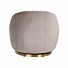 Draaifauteuil Jago khaki velvet / brushed gold