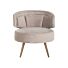 Fauteuil Hazel khaki velvet fire retardant