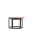 LABEL51 Salontafel Set Double - Rough - Mangohout - 70 cm