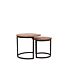 LABEL51 Salontafel Set Duo - Rough - Mangohout - 50 cm