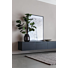 Zwevend TV-meubel HO19 Mat Zwart 180cm