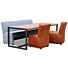 Industriële Eetkamertafel Acacia Houten Lifty 220x95cm