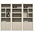  Boekenkasten Set Diamond Taupe Rechts Eiken