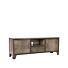 LABEL51 Tv-meubel Fence - Grijs - Metaal - Tv-Meubel