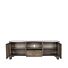 LABEL51 Tv-meubel Fence - Grijs - Metaal - Tv-Meubel