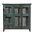 Blauw Wandkast Hout Uit India
