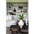 Boekenkast Diamond Taupe 120cm 5 Vaks Rechts Eiken