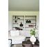 Boekenkast Diamond Taupe 120cm 5 Vaks Rechts Eiken