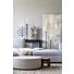 Salontafel Diamond Rond Ø85cm Taupe Eiken