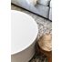 Salontafel Diamond Rond Ø85cm Taupe Eiken