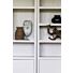 Boekenkast Diamond Taupe 120cm 4 Vaks Eiken