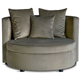 Luxe Lounge Fauteuil Vermont Taupe Medium