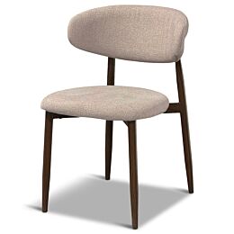Ben je op zoek naar de perfecte Japandi eetkamerstoel? Maak kennis met de stijlvolle Jessda, een hoogtepunt uit de eigen collectie van Zen Lifestyle. Deze eetkamerstoel is helemaal on trend met zijn strakke iron (metaal) frame in een warme walnootkleur, d