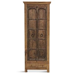 India Wandkast Hout Met Ringen