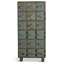 India Lockerkast Blauw