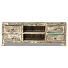 India Tv-Meubel Hout Wit