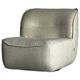 Draaifauteuil Storm Creme Bouclé 