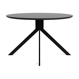 BRUNO EETTAFEL ROND MDF ZWART O120CM