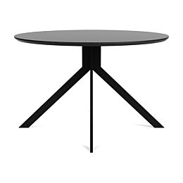 BRUNO EETTAFEL ROND MDF ZWART Ø120CM