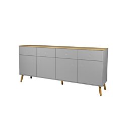 Scandinavisch Dressoir Stip L Grijs