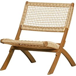 Fauteuil Lois Hout Naturel 