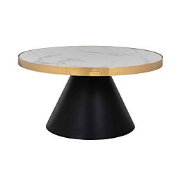 Richmond Interiors Salontafel Odin 80Ø Gold