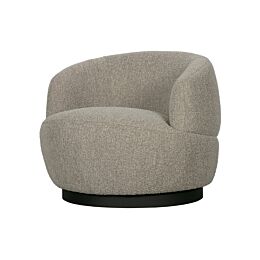 WOOLLY DRAAIFAUTEUIL BOUCLE NATUREL GEMELEERD