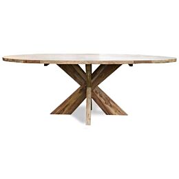 Teakhouten Eetkamertafel Cross Leg