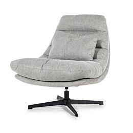 Eleonora Fauteuil Cooper Met Kussen Grijs