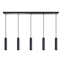 Hanglamp Miller Zwart 5 Lichts