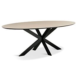 Fenix Tafel Ovaal Diana Mat Taupe