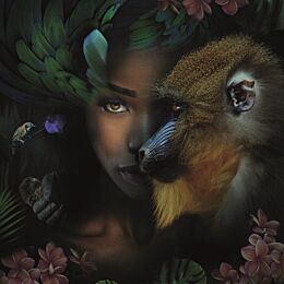 Mondiart Schilderij Monkey & Me 