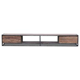 Industrieel TV-dressoir metaal Darwin 240 cm