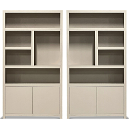 Boekenkast Set Diamond 5 Vaks 120cm