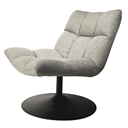 Draaifauteuil Lounge Chair Bar grijs