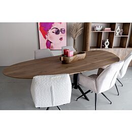 Organische Eettafel Stone Toscane