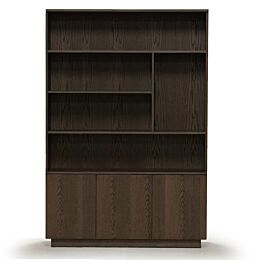Boekenkast Ecoline New Brown Breed 6 Vaks
