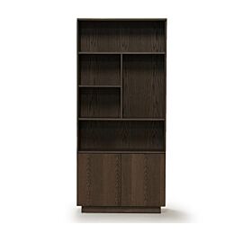 Boekenkast Eco Line New Brown 5 Vaks Links
