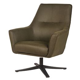 LABEL51 Fauteuil Tod Army Green Microfiber