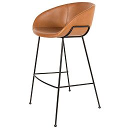 Zuiver Barkruk Feston 76cm Cognac