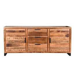 LABEL51 Dressoir Glasgow - Rough - Mangohout - 190 cm