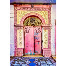 Glasschilderij Moroccan Door