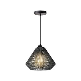 LABEL51 Hanglamp Ibiza - Zwart - Jute - 1-Lichts