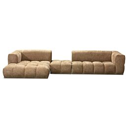 Hoekbank Oriane Longchair Links Beige 