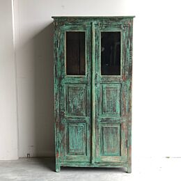 Oude Cabinet Hout India Blauw | Zen Lifestyle